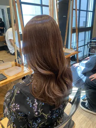 セミロング 顔周りcut・ご相談 ＝新宿しずく🇰🇷のヘアスタイル