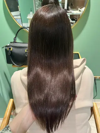 ロング カラー 髪質改善カラー☆ ヘアアレンジmiyuのヘアスタイル