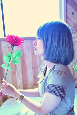 ミディアム カラー パーマ ヘアアレンジ belle chambreイブカのその他イメージ