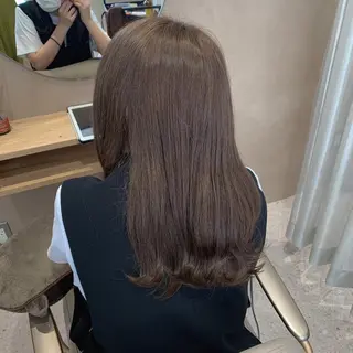 セミロング カラー SALOWIN京都河原町suite店所属・うる艶カラー／ 髪質改善／arisaのヘアスタイル