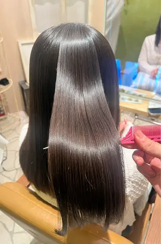 ロング カラー 🧡艶髪・ゆるふわ style💛ミユのヘアスタイル