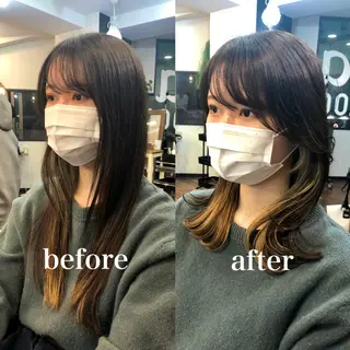 セミロング トレンドヘア🌿 chinariのヘアスタイル