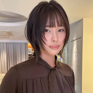 ショート モデル募集/山田蓮/ レイヤーボブのヘアスタイル