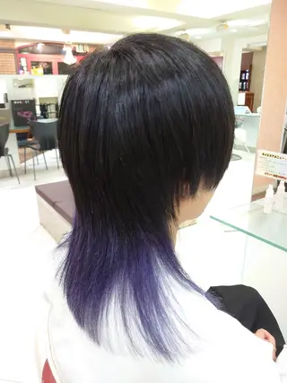 ミディアム ヘアアレンジ メンズ 🐺デザインウルフ / 一ノ瀬 凌🐺のヘアスタイル