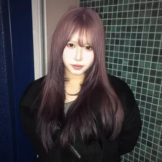 ロング カラー ORGN.所属・二千華 /派手髪デザインのヘアスタイル