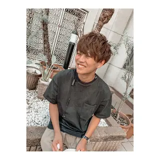 ショート ヘアアレンジ メンズ ange☞ soutaのヘアスタイル