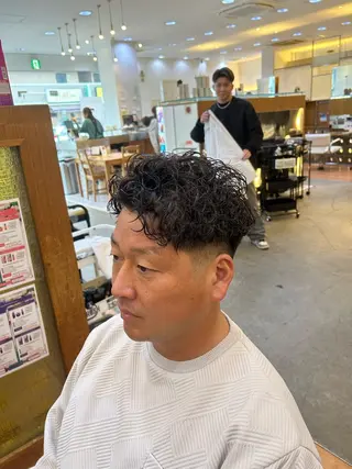 パーマ メンズ 相模大野メンズパーマ /フェード　Tumのヘアスタイル