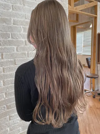 ロング カラー hair salon Ranun髪質改善のヘアスタイル