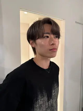 ショート カラー 森田 鴻之介のヘアスタイル