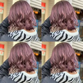 ミディアム カラー ヘアアレンジ 🦋韓国ヘア 坂本 菜摘🦋のヘアスタイル