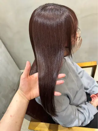 カラー ukyo/カラー/ ブリーチ/ハイライトのヘアスタイル