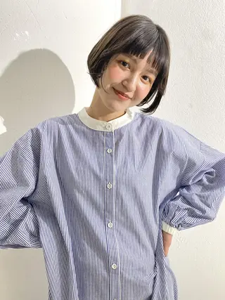 ショート カラー MARLE 今里店のヘアスタイル