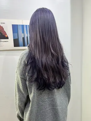 ロング 💥ウルフカット デザインあんな💥のヘアスタイル