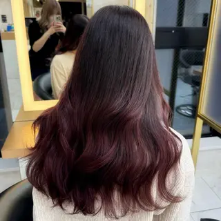 ロング カラー Miyu's所属・juri .のヘアスタイル