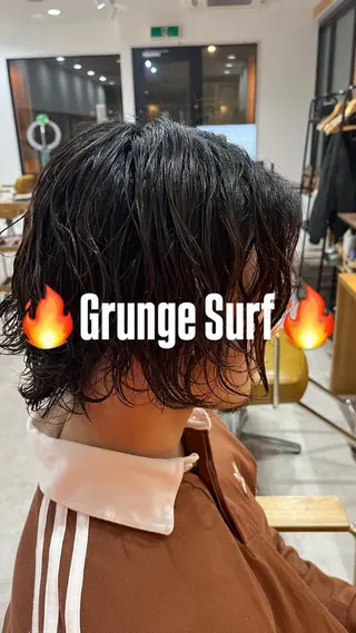 パーマ メンズ 【メンズパーマ専門】 質感職人/牧野成瀬のヘアスタイル