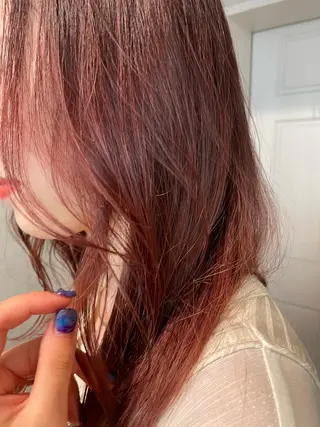 セミロング カラー ナチュラル透明感🌱 小山美樹子のヘアスタイル