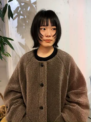 ショート くせ毛カットとパーマ /美容室難民の方是非のヘアスタイル