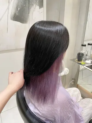 ミディアム カラー ヘアアレンジ 艶髪/レイヤーカット 🐣misakiのヘアスタイル