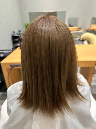 ミディアム one cover hair salon 1st所属・森 沙織のヘアスタイル