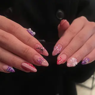 ネイル Nail salon coffret あべの店所属・coffret. smpyのネイルデザイン