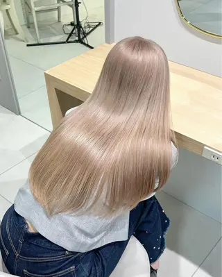 セミロング カラー 複雑履歴修正/ ハイトーン職人/拓真のヘアスタイル