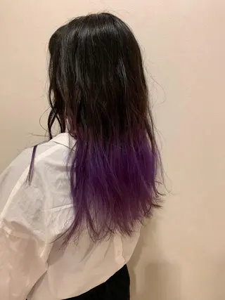 ロング カラー パーマ/透明感カラー /ボブ/吉田一生のヘアスタイル