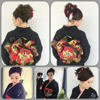 ロング ヘアアレンジ LOVE N°21所属・Ｋ△Ｎ△♡かな ヘア&まつげのマツエク・マツパデザイン