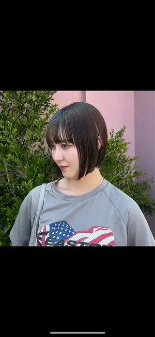 ショート カラー カラー/韓国レイヤー /ブリーチ/hinaのヘアスタイル