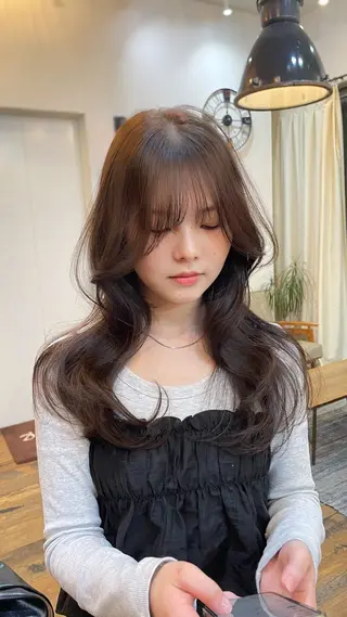 ロング kahona/カラー /パーマ/銀座のヘアスタイル