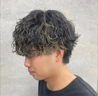 ショート パーマ メンズ 🖤Ayumi🖤 メンズ特化❤️‍🔥のヘアスタイル