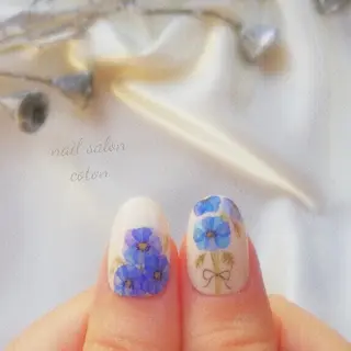 ネイル 🥀ネイルサロン cotonコトン🥀のネイルデザイン