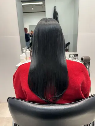 カラー salowin 渋谷　joule所属・美髪矯正 韓国レイヤーのヘアスタイル