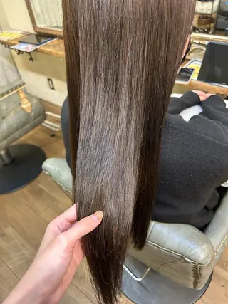 ロング パーマ 馬場 瑞穂のヘアスタイル