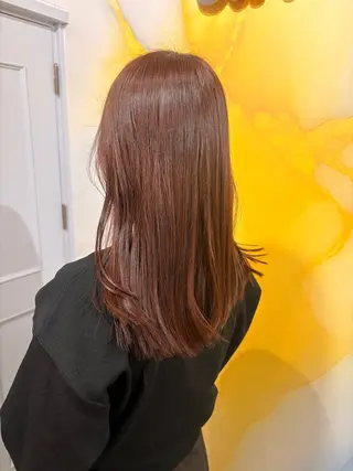 セミロング カラー 松澤 勇輝のヘアスタイル