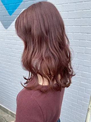 ミディアム カラー Hair Craft.所属・岡崎 浩大のヘアスタイル