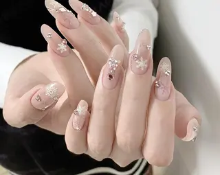 ネイル By moonネイル 🌷ワンホン/韓国風のネイルデザイン