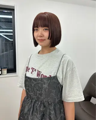 ショート カラー キッズ オトナヘア🌸 harukaのヘアスタイル