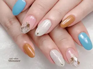 ネイル Shimmer Asakoのネイルデザイン
