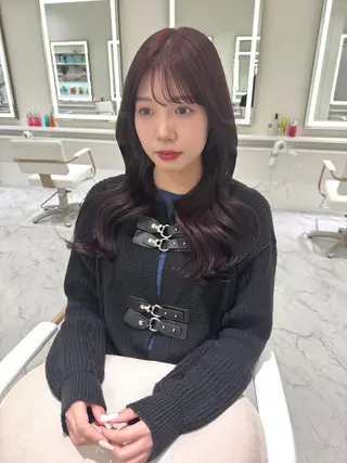 ロング カラー ParveMix🍀 藤原愛未のヘアスタイル