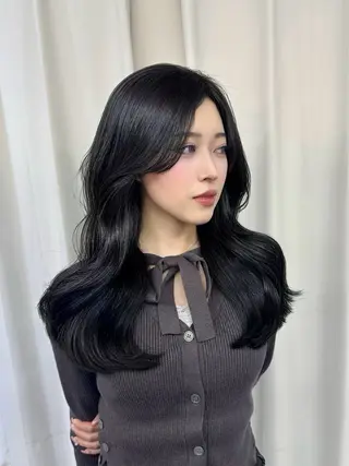 ロング 盛れるヘア♡ 韓国Styleのヘアスタイル