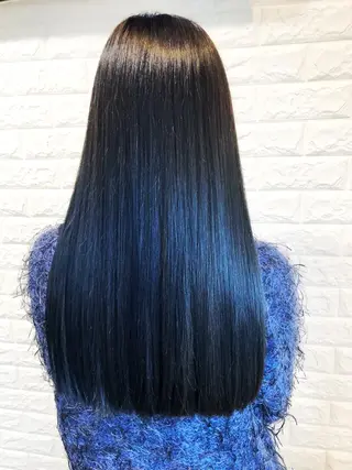 カラー 西本 夏美のヘアスタイル