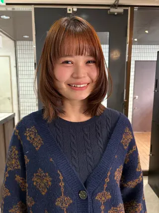 ミディアム SHICUNE /ミホのヘアスタイル