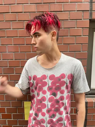 カラー メンズ デザインカラー⭐︎★ 🐆hyo🐆のヘアスタイル