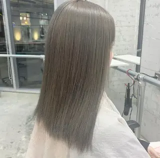 セミロング 🪞上品で可愛い韓国 ヘア🪞Rikutoのヘアスタイル