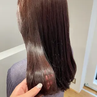 セミロング カラー ‎manami 💞🩰のヘアスタイル