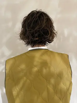 パーマ tuna   トゥナ所属・藤川 暖士のヘアスタイル