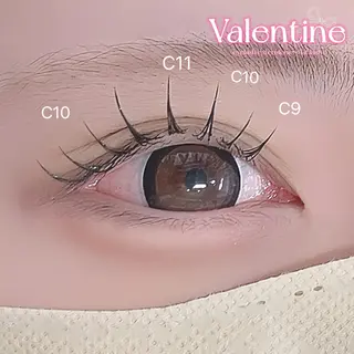 マツエク・マツパ Valentine所属・口コミ高評価✨ 安達ももかのマツエク・マツパデザイン