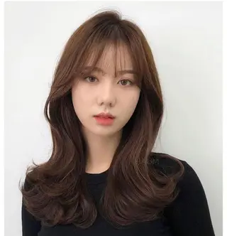 セミロング カラー パーマ ヘアアレンジ メンズ キッズ ネイル マツエク・マツパ アイブロウ 韓国風×透明感カラー 髪質改善オタベシンヤのヘアスタイル