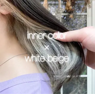 ミディアム カラー 大人可愛い透明感🌟 小顔・韓国髪🌟野中のヘアスタイル