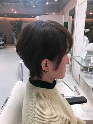 ショート 阿部 美咲のヘアスタイル
